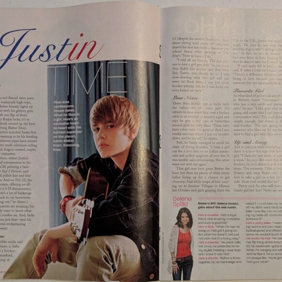 GL Magazine Justin Bieber Feb/March 2011 Vol 17 Issue 4 - 100th Issue Edition - Picture 2 of 2
